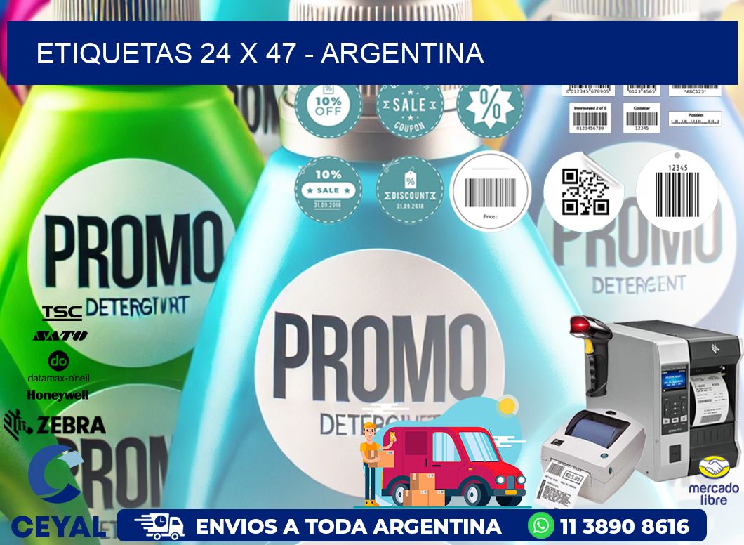 ETIQUETAS 24 x 47 - ARGENTINA