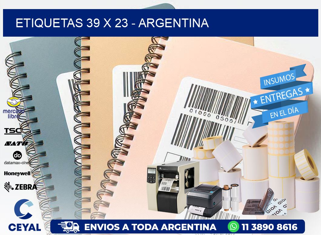 ETIQUETAS 39 x 23 - ARGENTINA