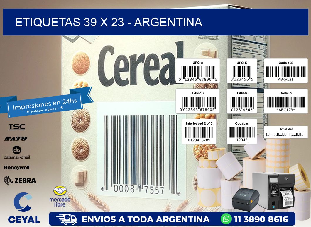 ETIQUETAS 39 x 23 - ARGENTINA