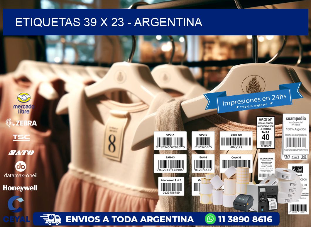 ETIQUETAS 39 x 23 - ARGENTINA