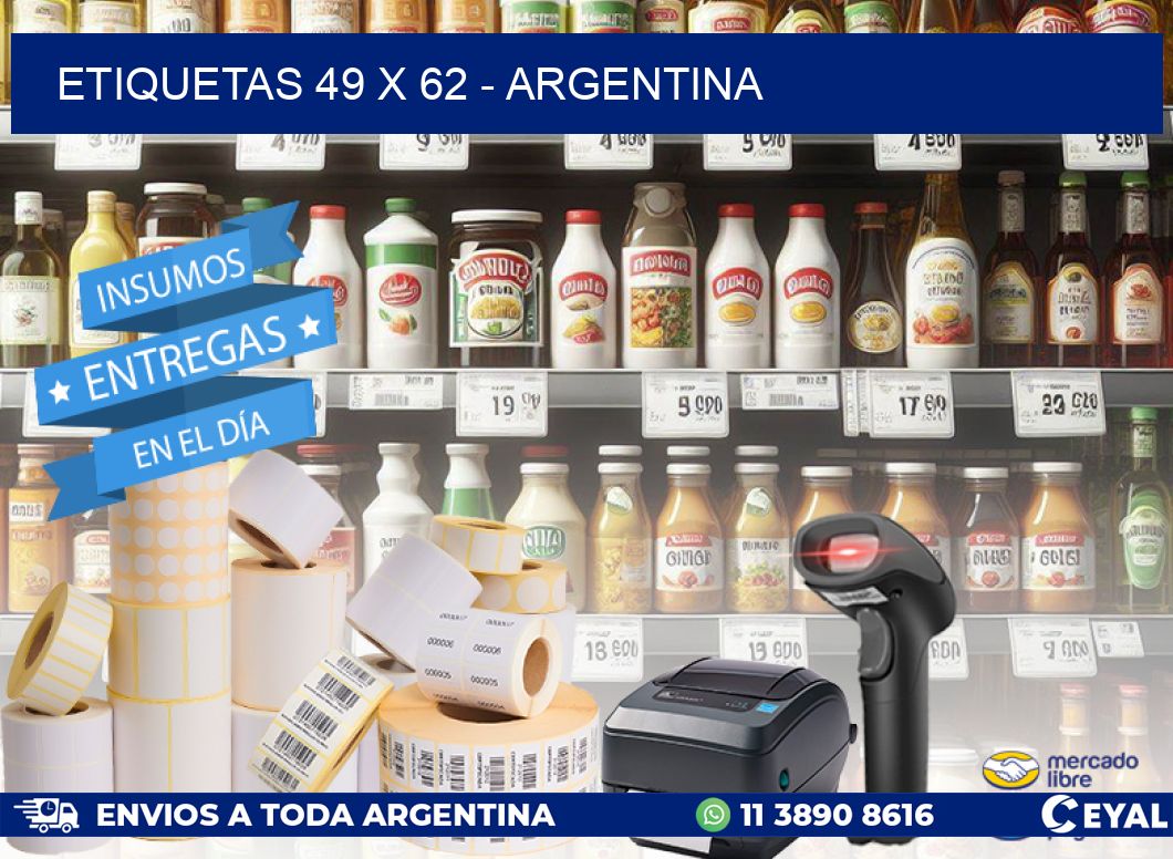 ETIQUETAS 49 x 62 - ARGENTINA