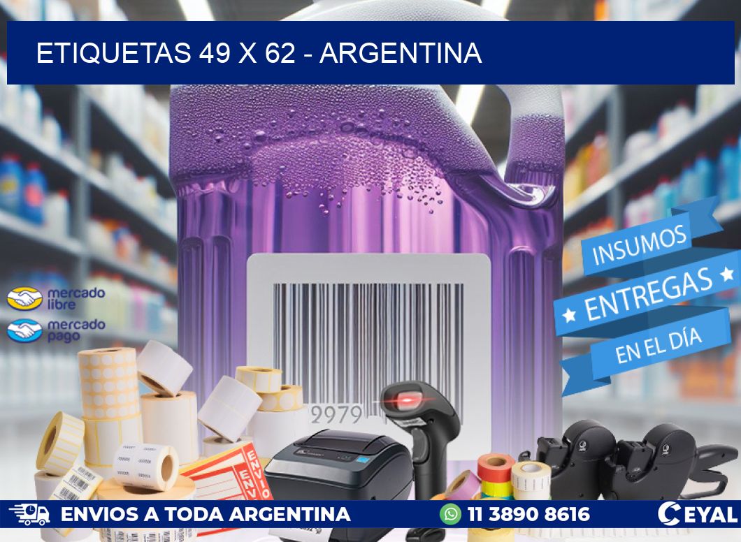 ETIQUETAS 49 x 62 - ARGENTINA