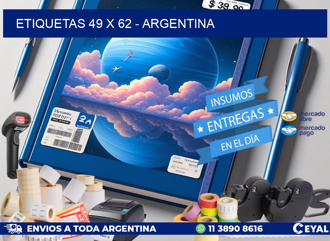 ETIQUETAS 49 x 62 - ARGENTINA