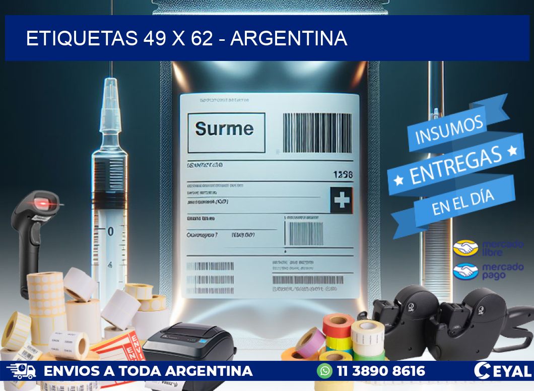 ETIQUETAS 49 x 62 - ARGENTINA