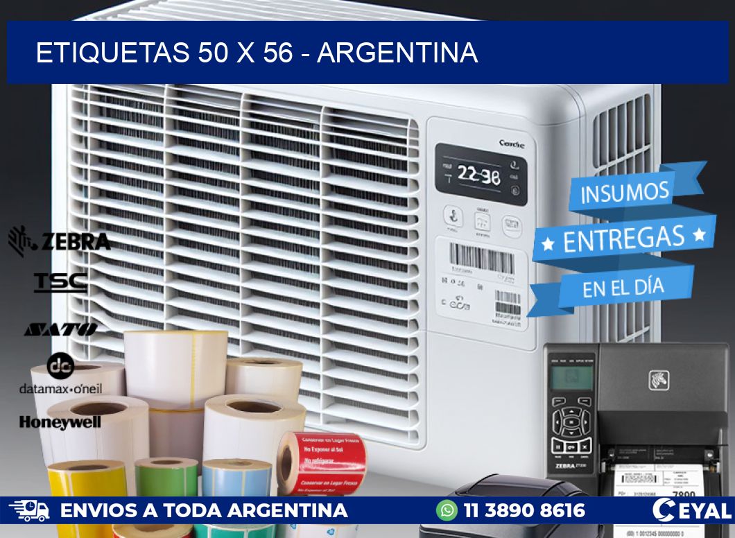 ETIQUETAS 50 x 56 - ARGENTINA