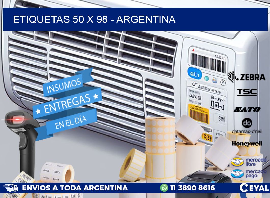 ETIQUETAS 50 x 98 - ARGENTINA