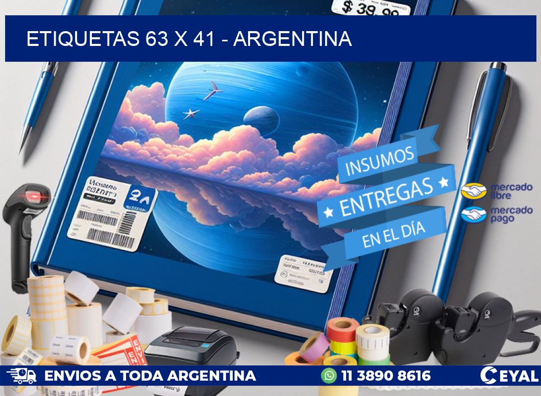 ETIQUETAS 63 x 41 - ARGENTINA