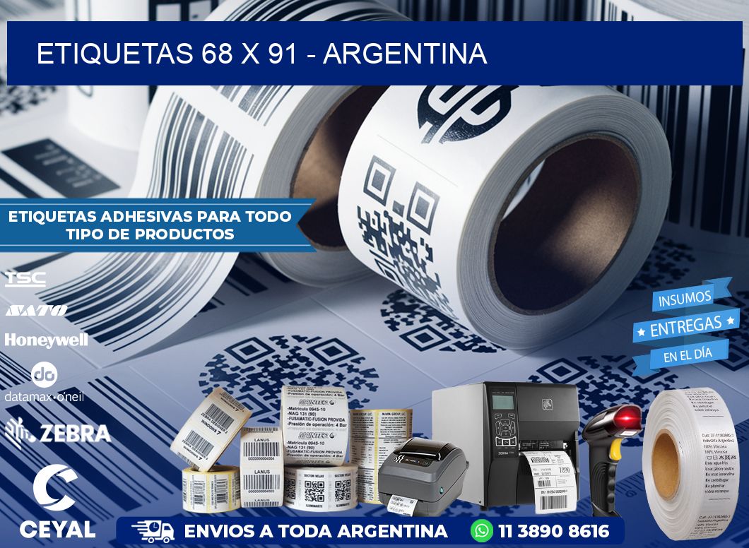 ETIQUETAS 68 x 91 – ARGENTINA