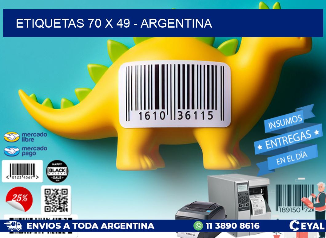 ETIQUETAS 70 x 49 - ARGENTINA