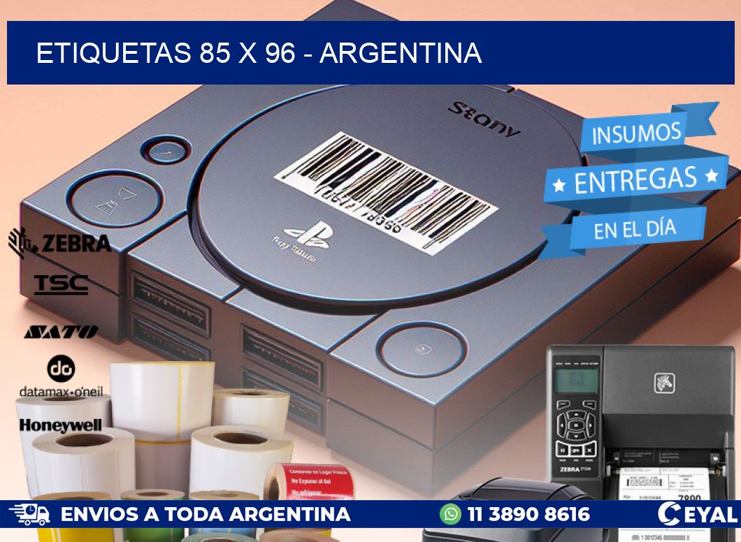 ETIQUETAS 85 x 96 - ARGENTINA