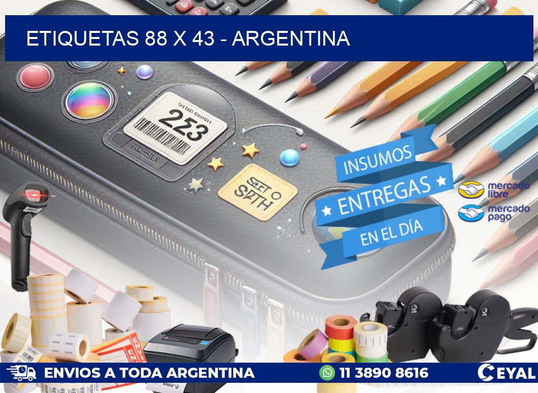 ETIQUETAS 88 x 43 - ARGENTINA