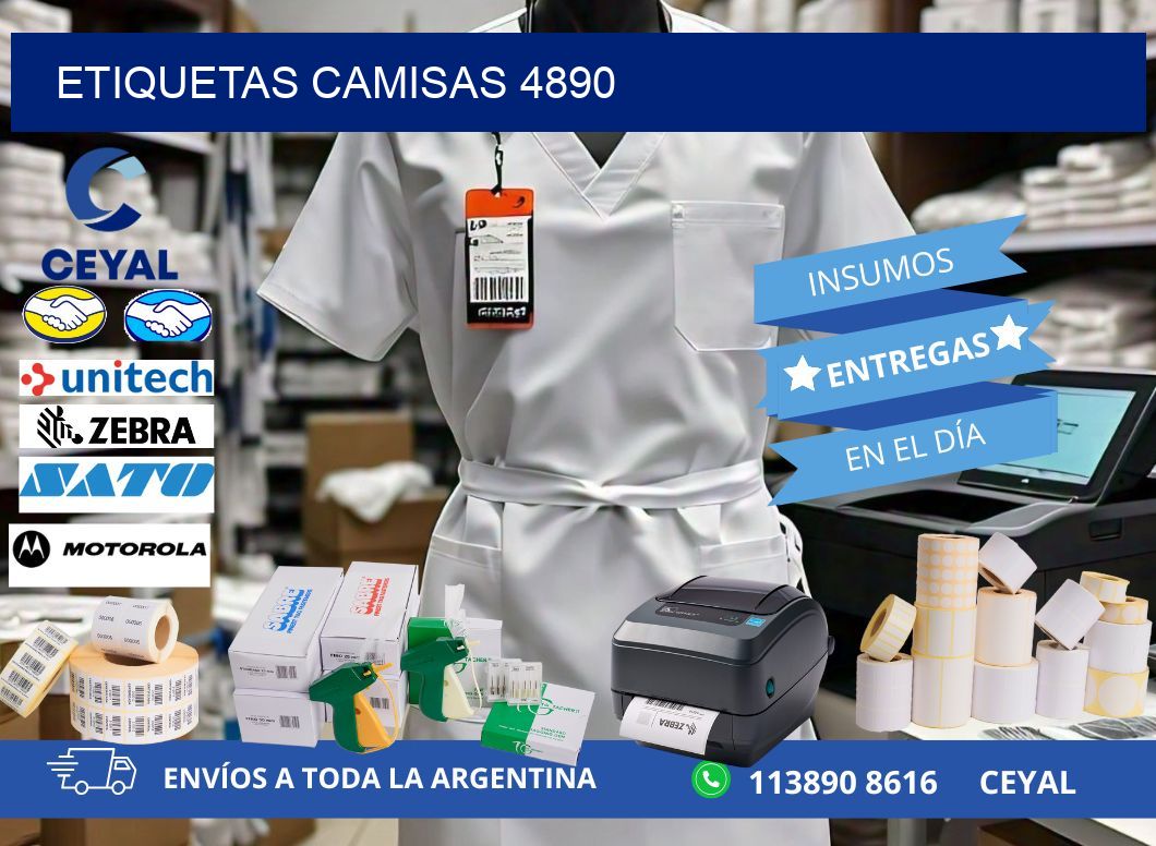 ETIQUETAS CAMISAS 4890