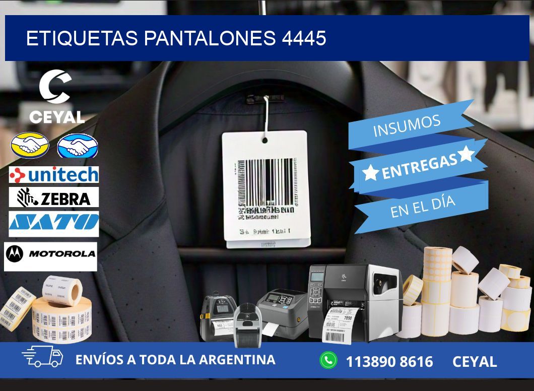 ETIQUETAS PANTALONES 4445