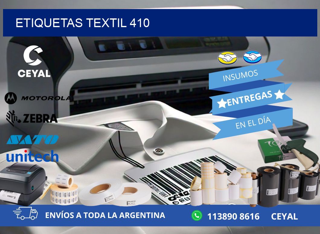 ETIQUETAS TEXTIL 410