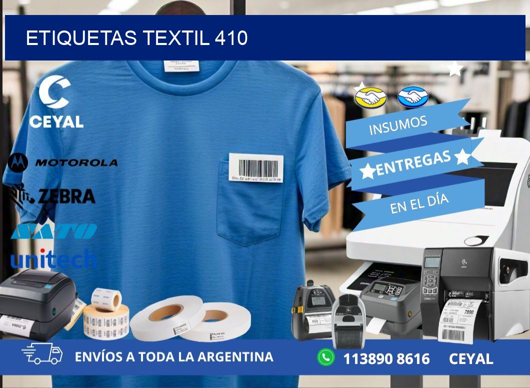 ETIQUETAS TEXTIL 410