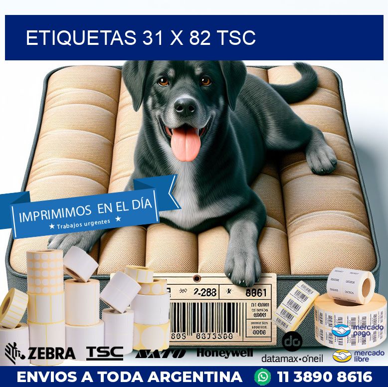 ETIQUETAS 31 x 82 TSC