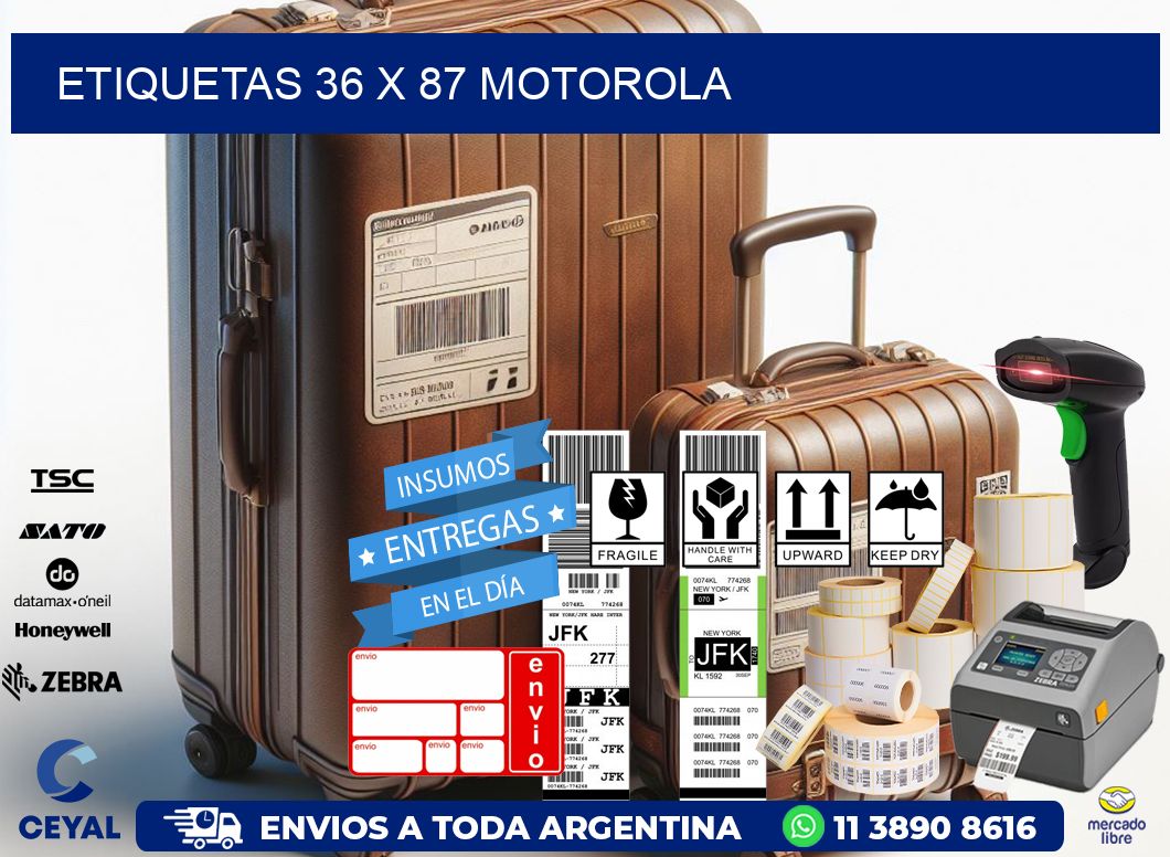 ETIQUETAS 36 x 87 MOTOROLA