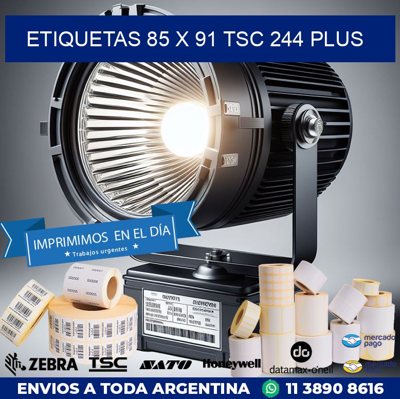 ETIQUETAS 85 x 91 TSC 244 PLUS