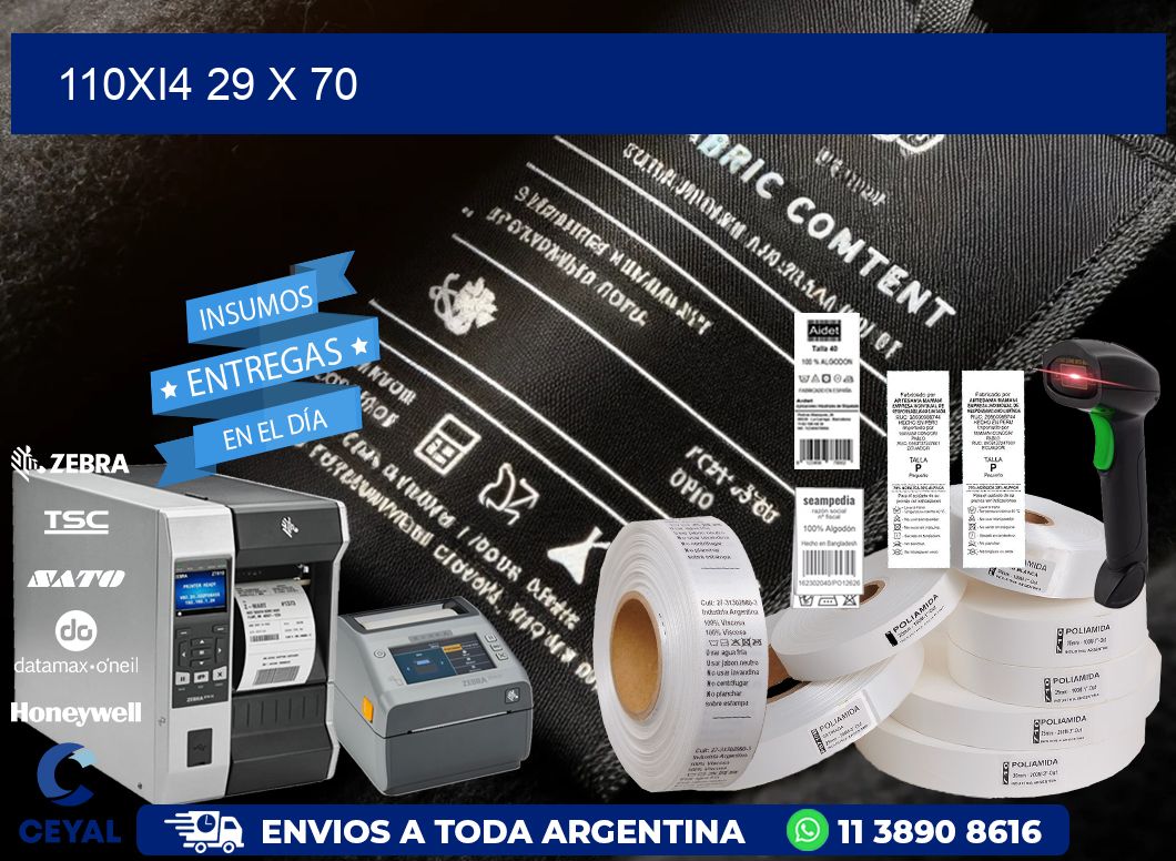 110Xi4 29 x 70