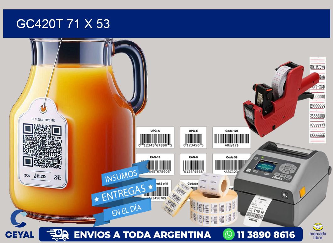 GC420T 71 x 53