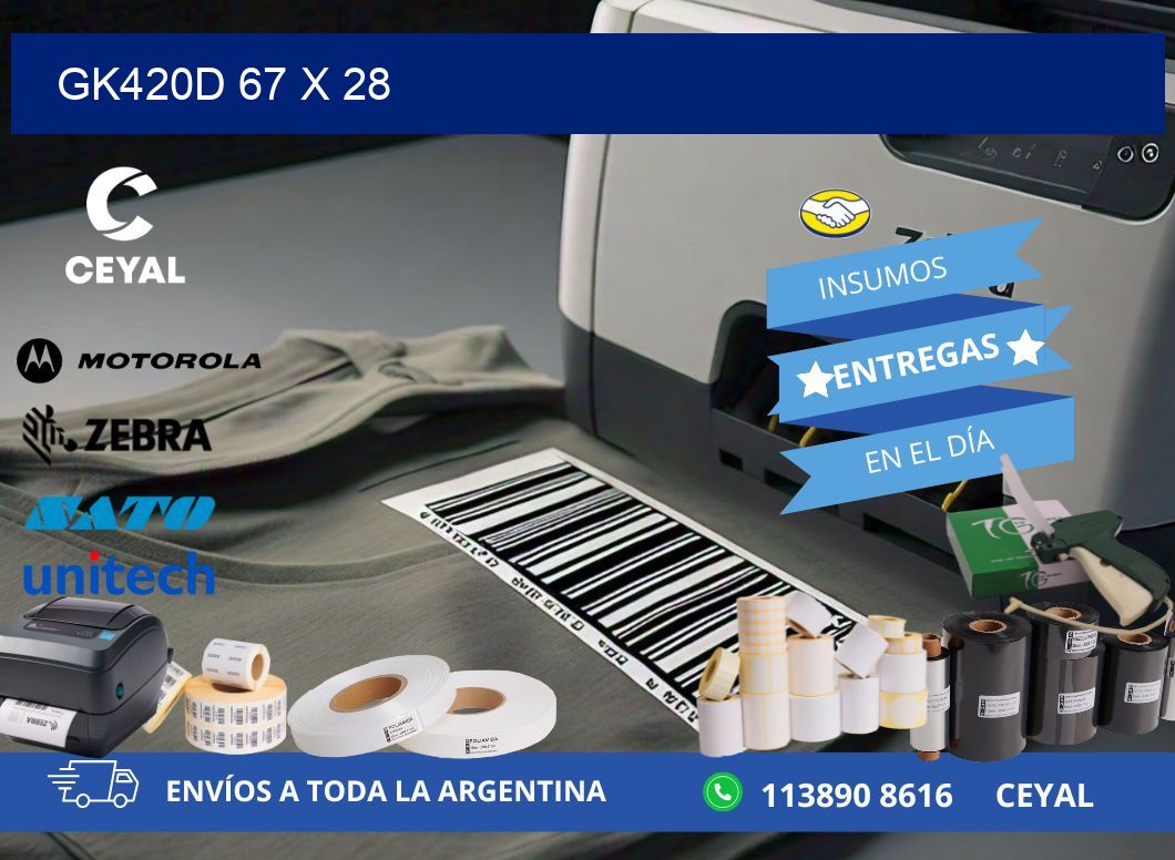 GK420D 67 x 28