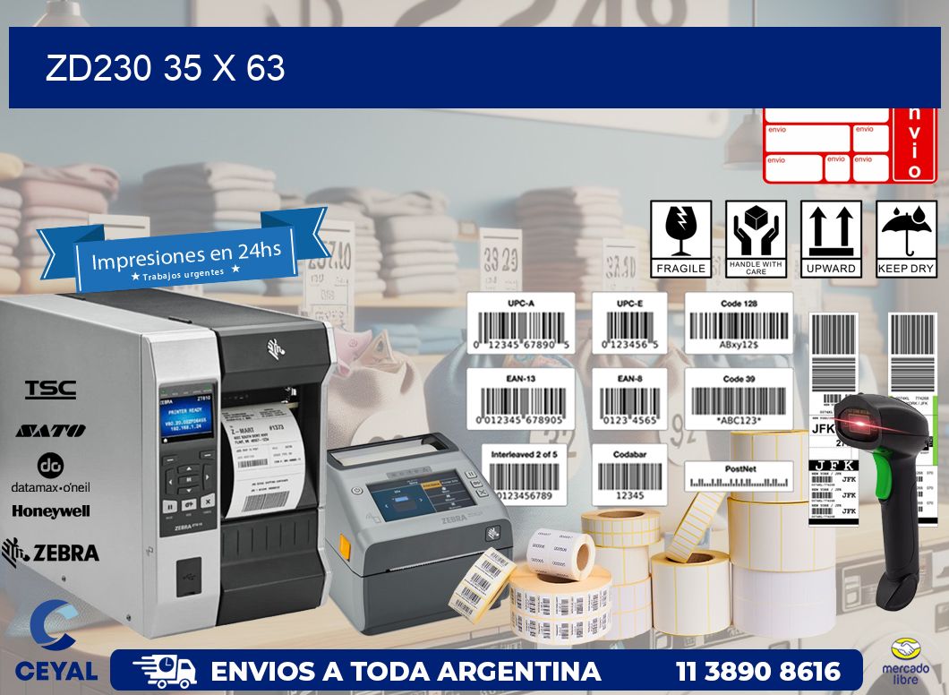 ZD230 35 x 63