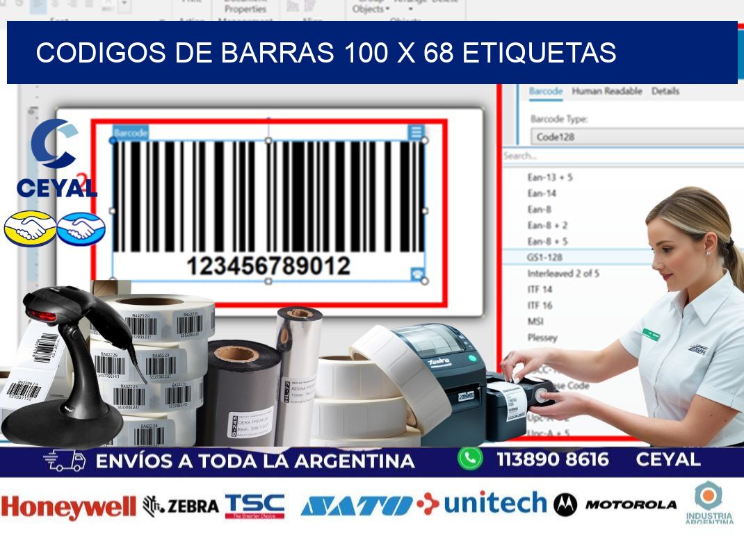 codigos de barras 100 x 68 etiquetas