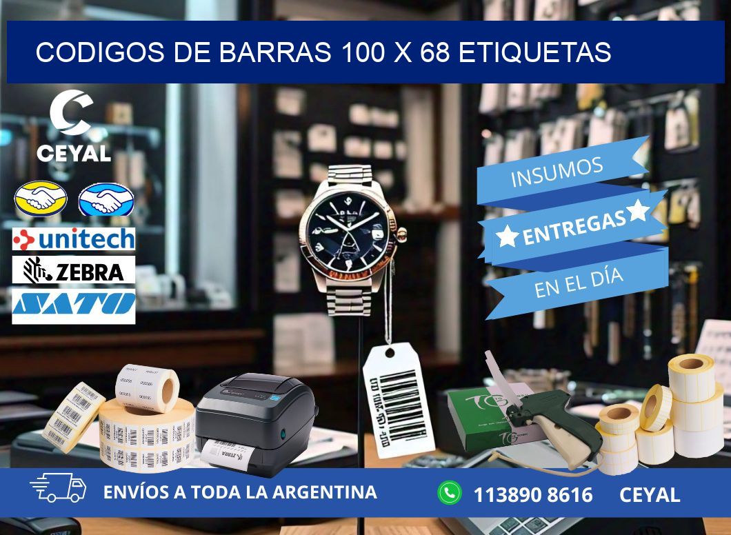 codigos de barras 100 x 68 etiquetas