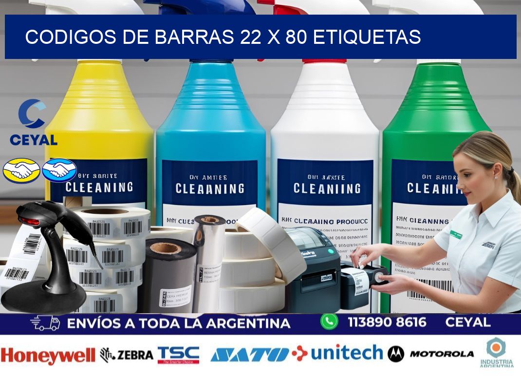 codigos de barras 22 x 80 etiquetas