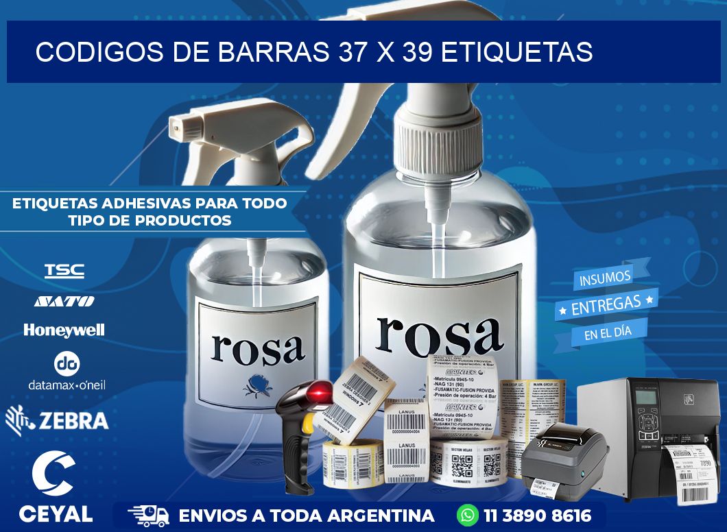 codigos de barras 37 x 39 etiquetas
