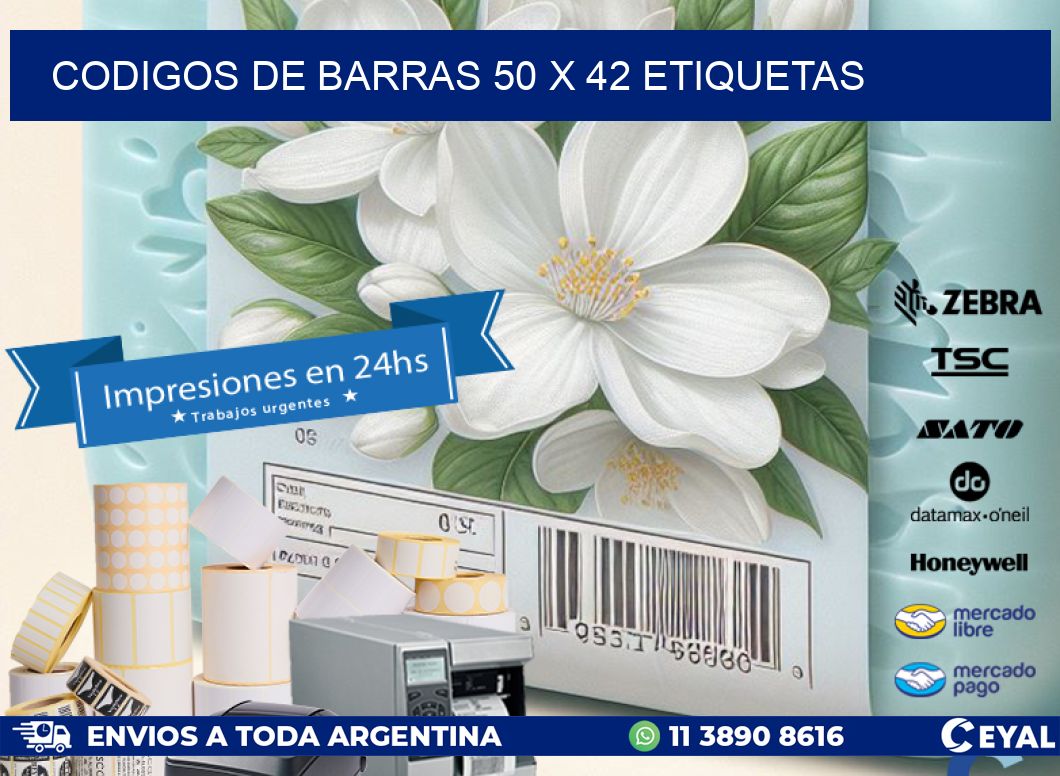 codigos de barras 50 x 42 etiquetas