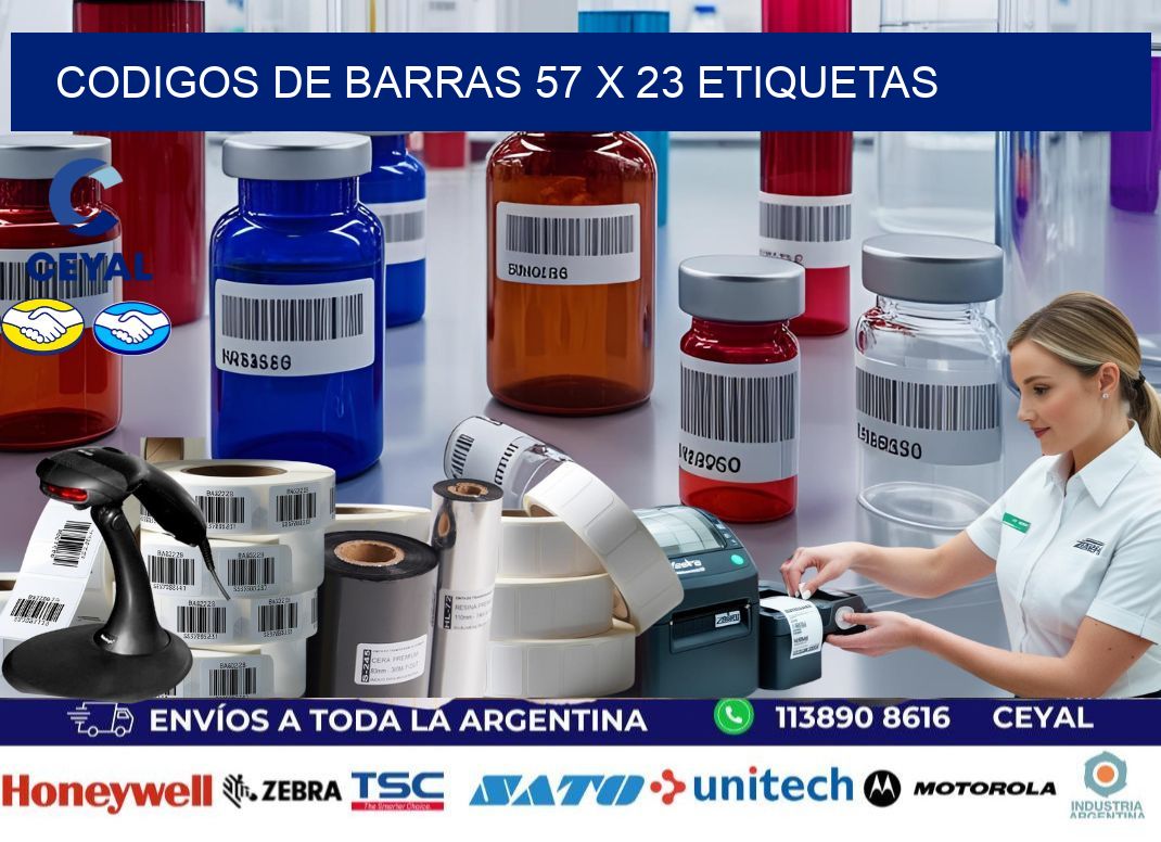 codigos de barras 57 x 23 etiquetas