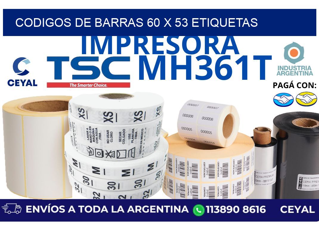 codigos de barras 60 x 53 etiquetas