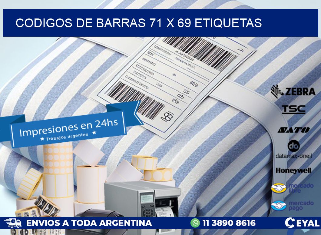 codigos de barras 71 x 69 etiquetas