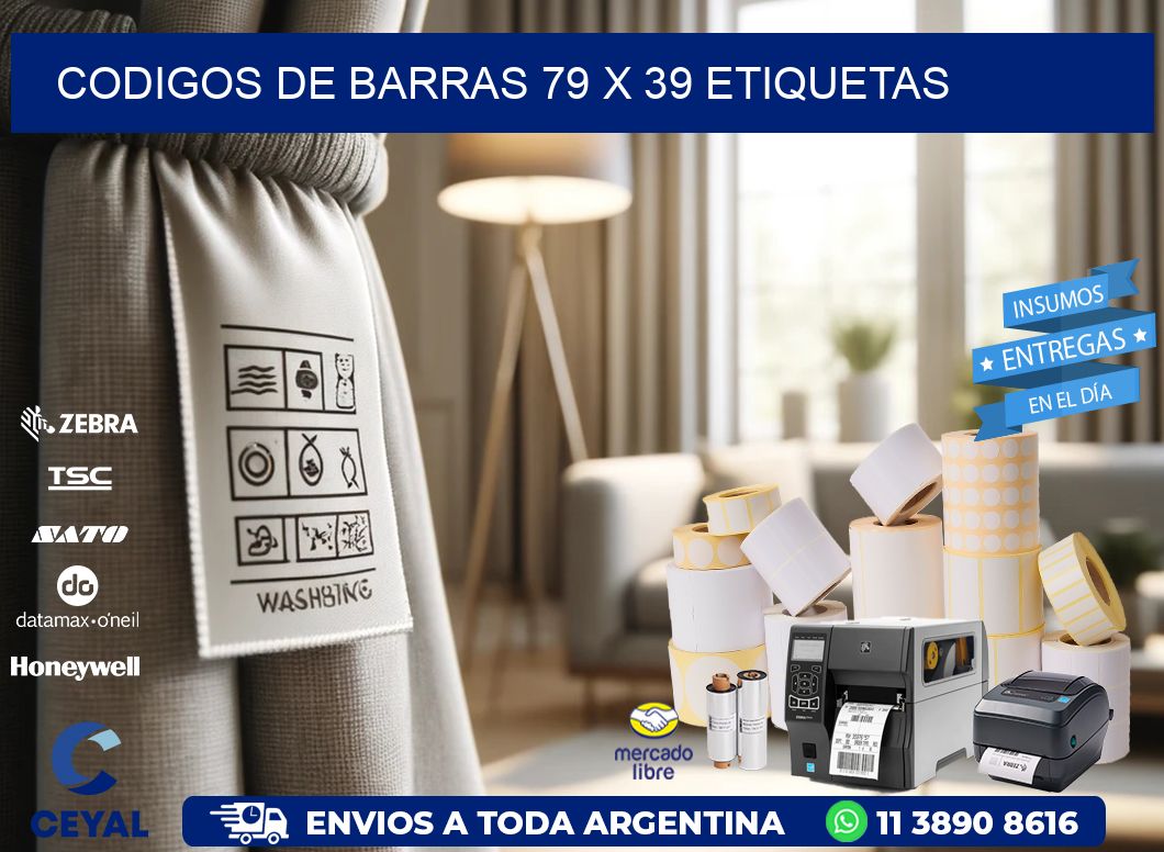 codigos de barras 79 x 39 etiquetas