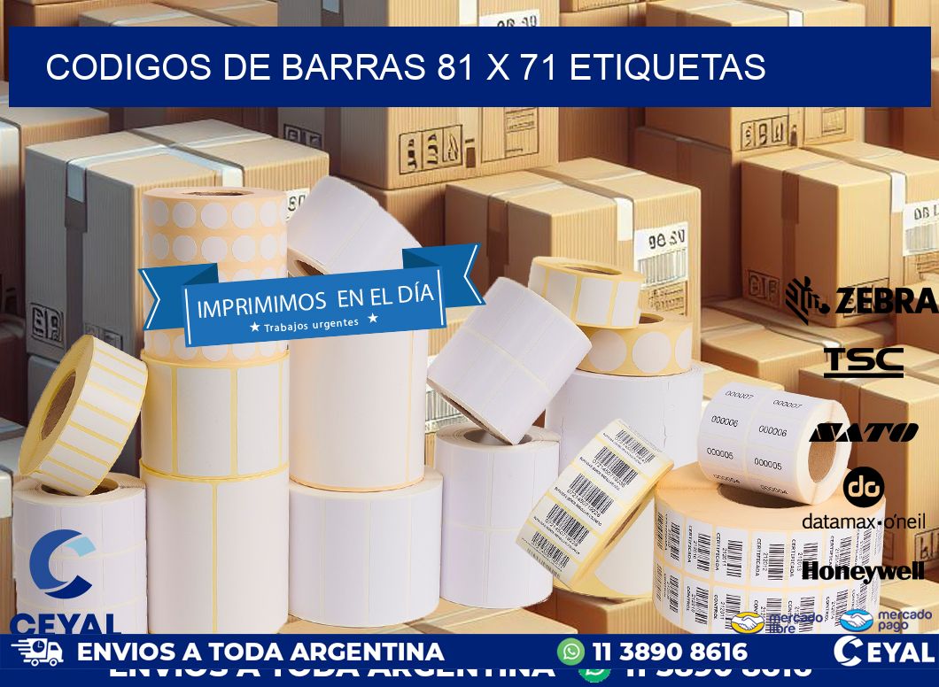 codigos de barras 81 x 71 etiquetas
