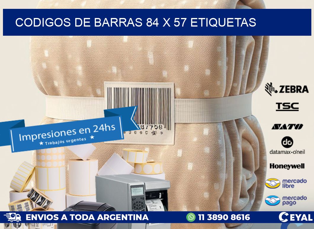 codigos de barras 84 x 57 etiquetas