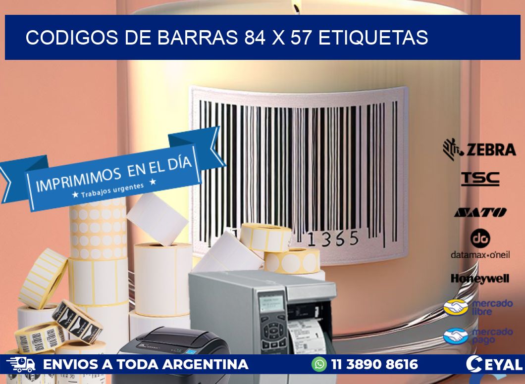codigos de barras 84 x 57 etiquetas