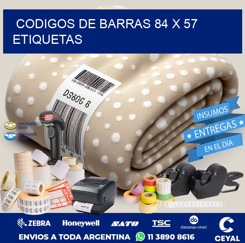 codigos de barras 84 x 57 etiquetas