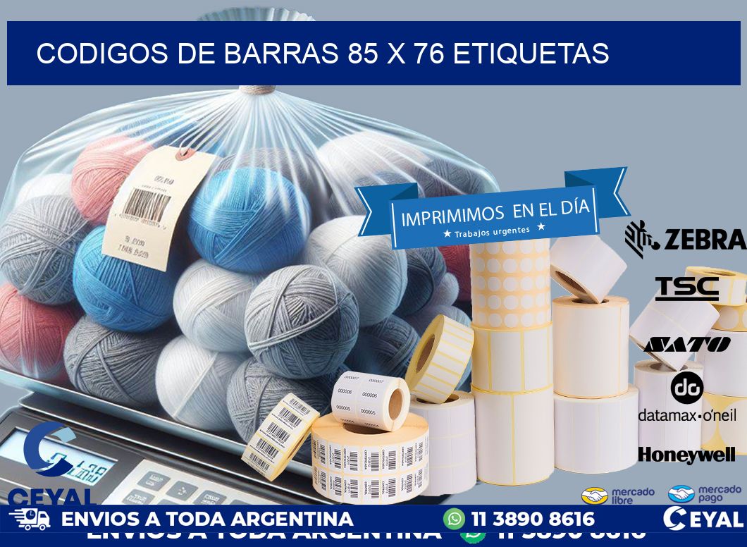 codigos de barras 85 x 76 etiquetas