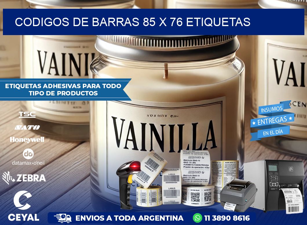 codigos de barras 85 x 76 etiquetas