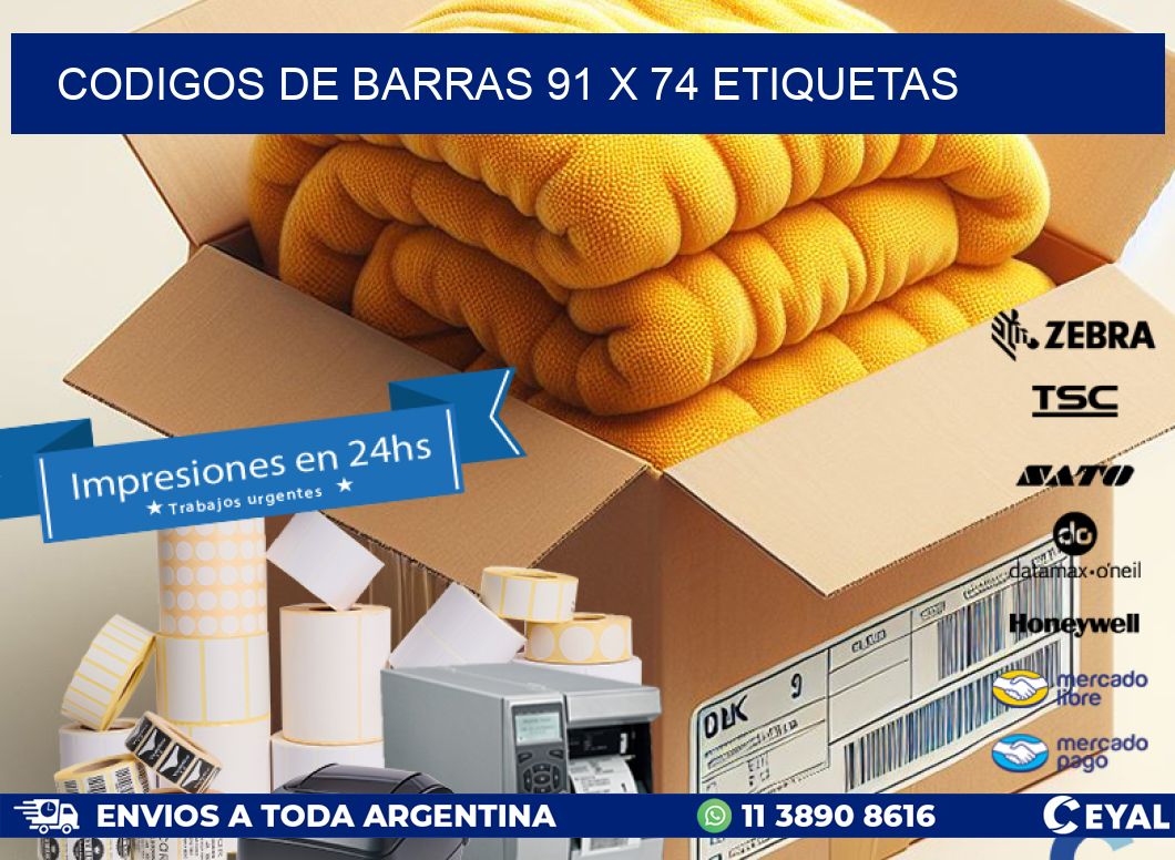 codigos de barras 91 x 74 etiquetas
