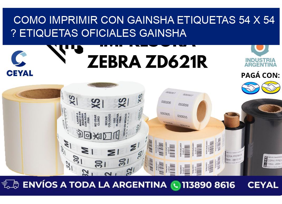 como imprimir con gainsha etiquetas 54 x 54 ? etiquetas oficiales gainsha