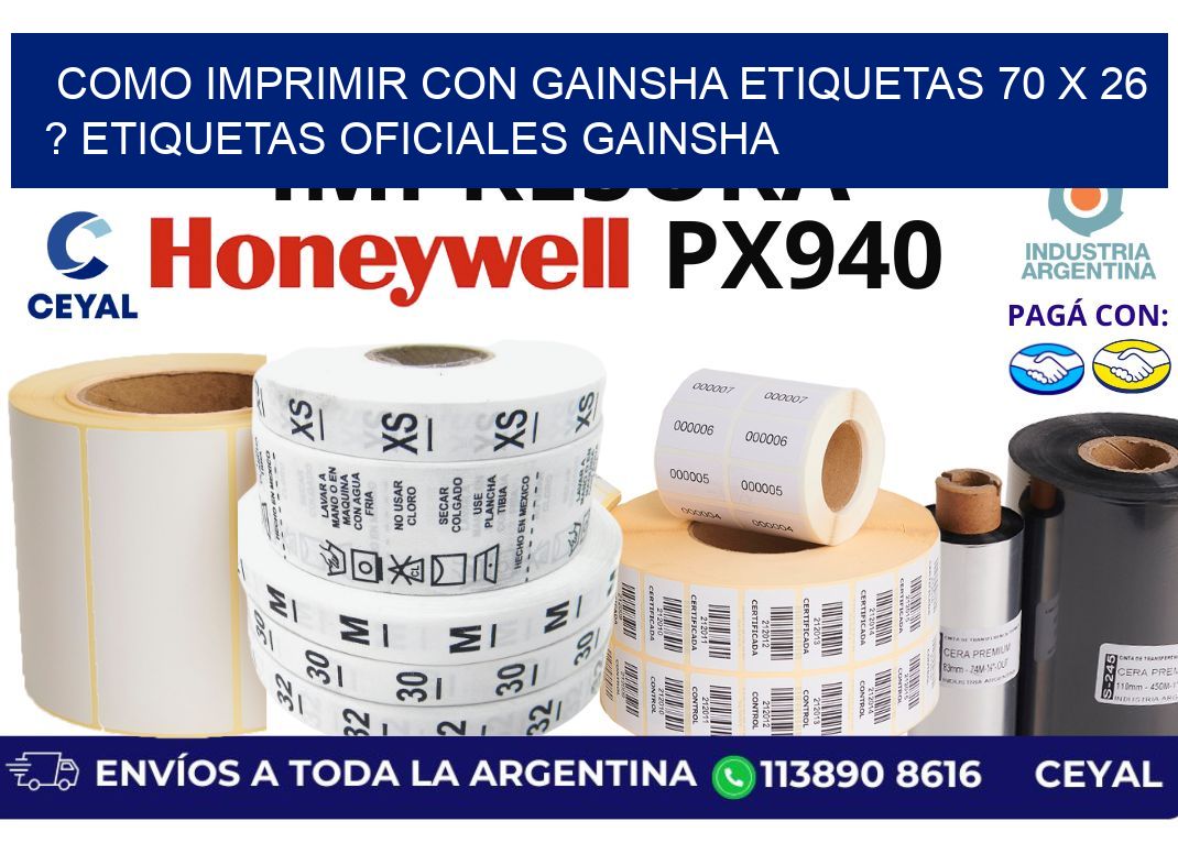 como imprimir con gainsha etiquetas 70 x 26 ? etiquetas oficiales gainsha