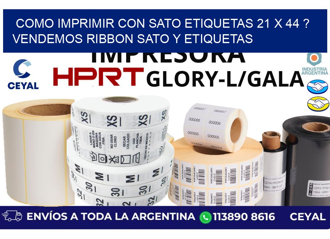como imprimir con sato etiquetas 21 x 44 ? vendemos ribbon sato y etiquetas