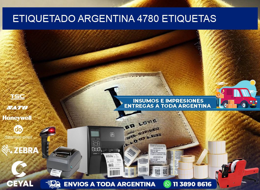 etiquetado argentina 4780 etiquetas