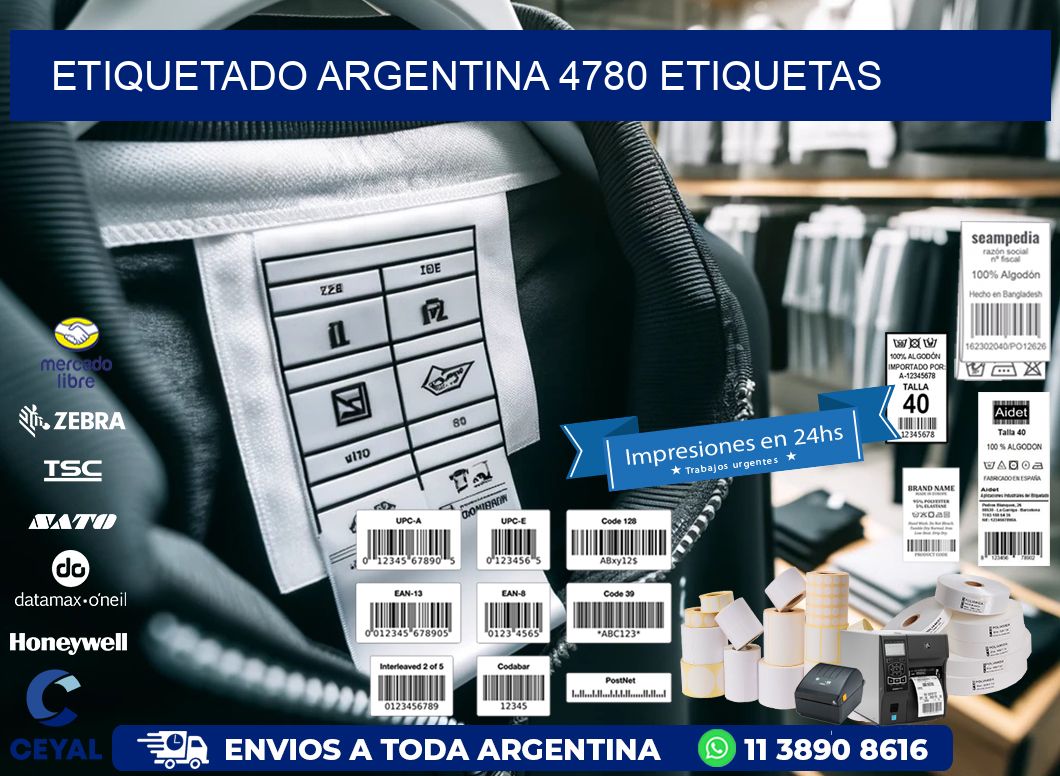 etiquetado argentina 4780 etiquetas