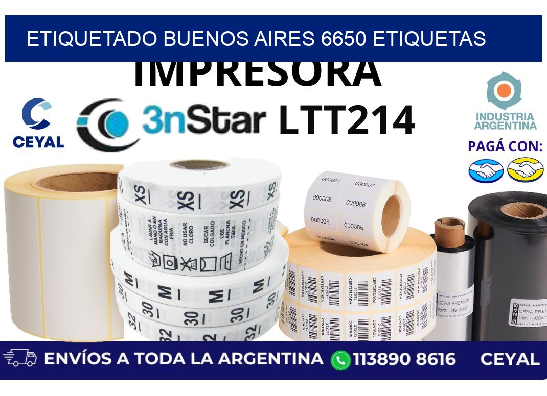 etiquetado buenos aires 6650 etiquetas