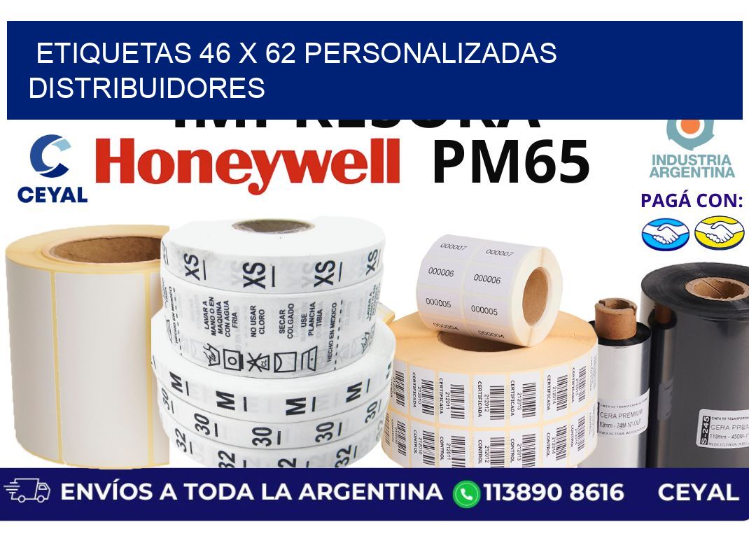 etiquetas 46 x 62 personalizadas distribuidores