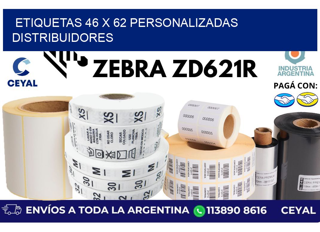 etiquetas 46 x 62 personalizadas distribuidores